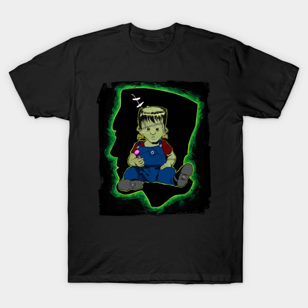 Baby Frankenstein T-Shirt by kylewillis